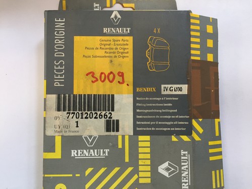 Original Renault Bremsbeläge Bremsbelagsatz 7701202662 NEU - Bild 1 von 1
