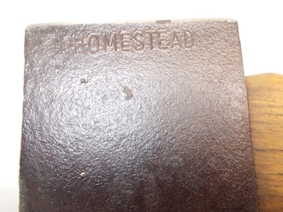 Hacha, de colección. Hacha Homestead de una sola broca, broca de 4-1/2", 29" de largo, (hecha por Collins) EE. UU. Foto 4 de 4