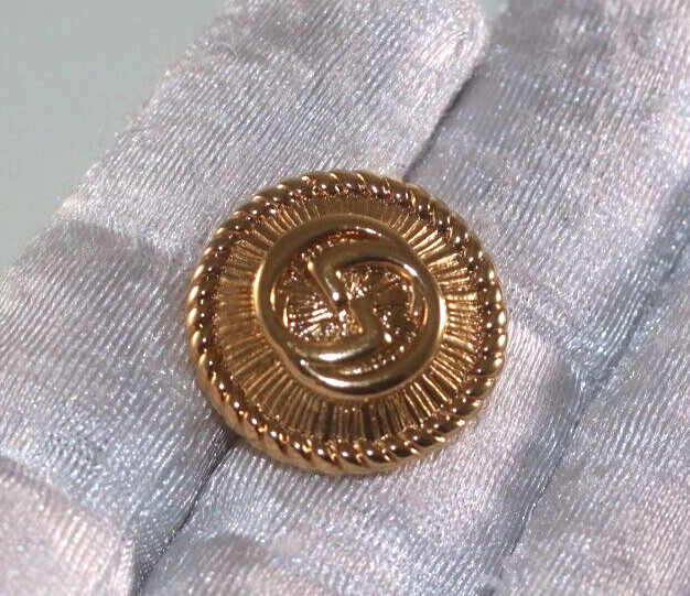 Authentic Gucci Gold tone button from sweater
