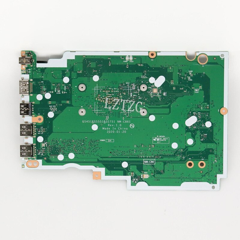 NM-C861 For Lenovo IdeaPad 3-15ARE05/3-17ARE05 Motherboard CPU R3