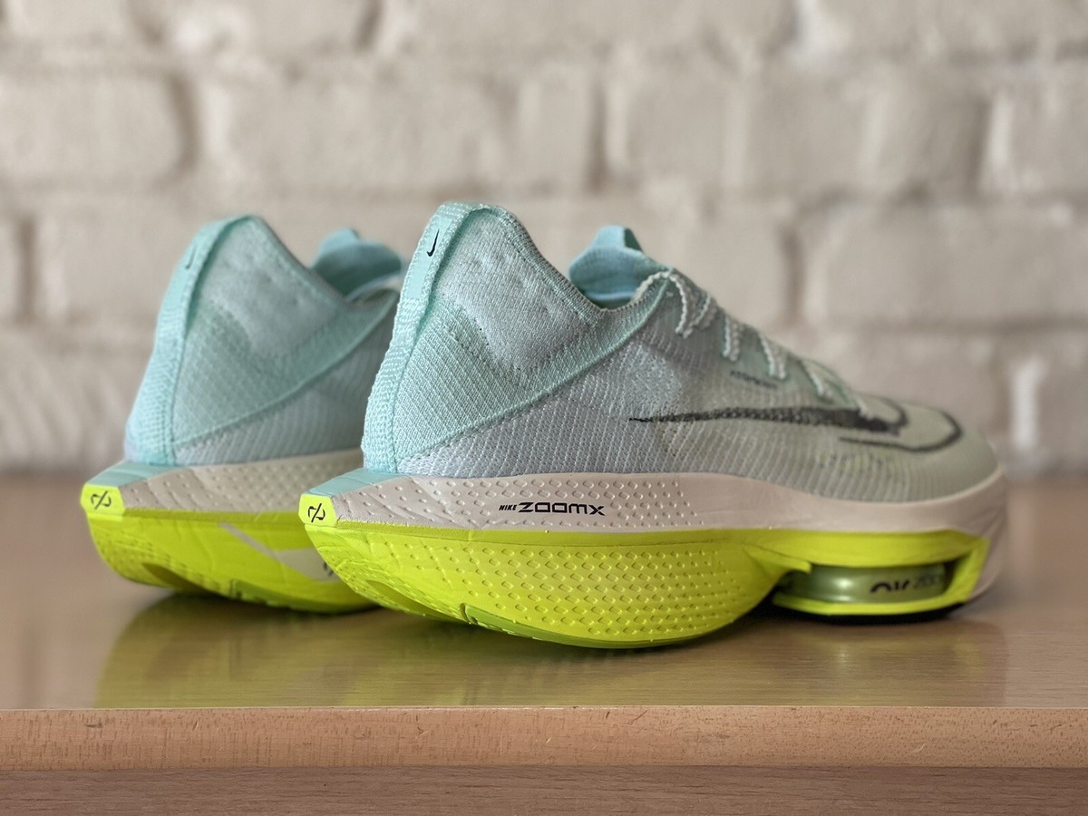 Size 9.5 - Nike Air Zoom Alphafly NEXT% 2 Mint Foam Volt W
