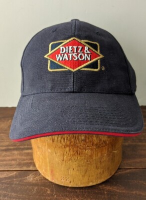 DIETZ & WATSON Hat Baseball Ball Cap ADJUSTABLE Navy Blue ''Expect The Best''