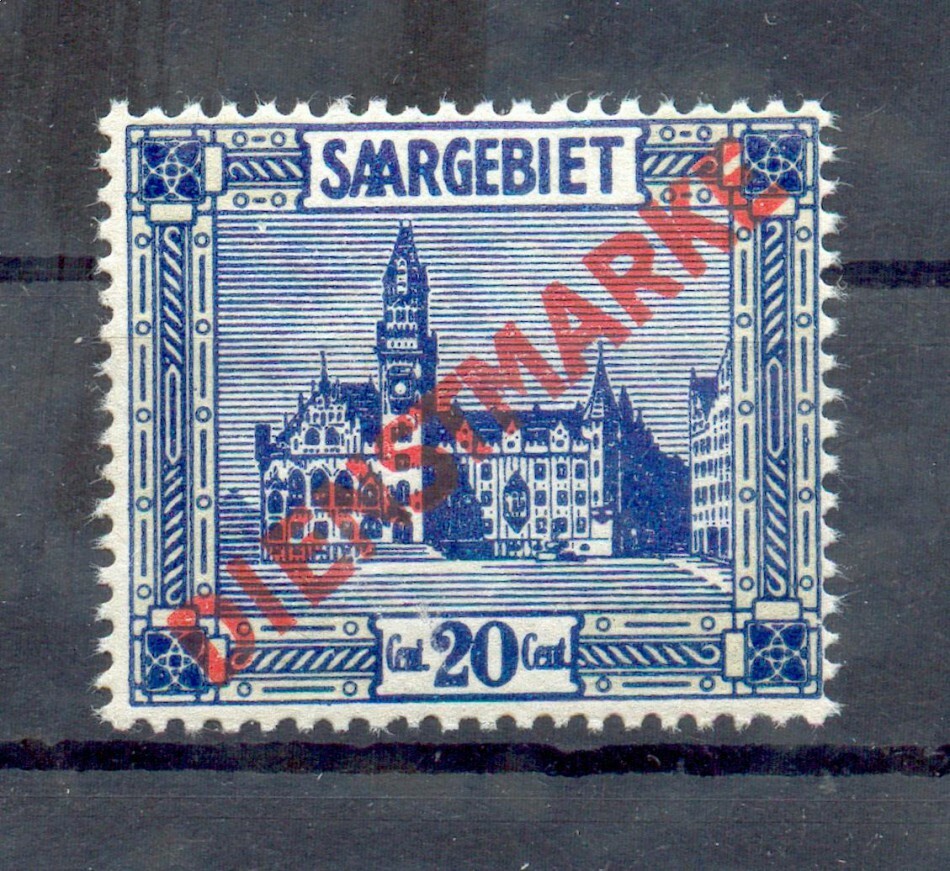 Saar Service 5XXI ABART MNH Mint Never Hinged (72358)