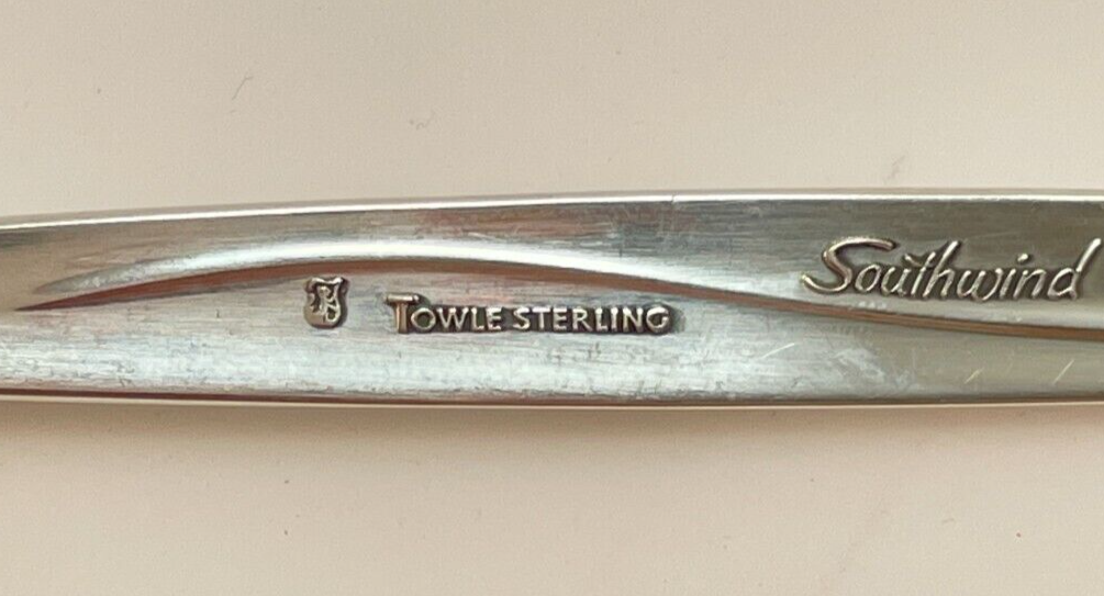 Towle Southwind Sterling Silver Iced Tea Spoon 8 1/8" No Monogram