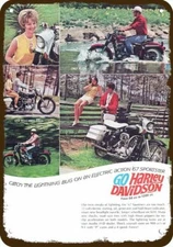 1967 HARLEY DAVIDSON SPORTSTER Motorcycle Vntg-Look DECORTIVE REPLICA METAL SIGN