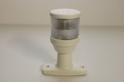 HELLA MARINE Kompakt Ankerlaterne Serie 2010 weißes Gehäuse  102 mm  Neu