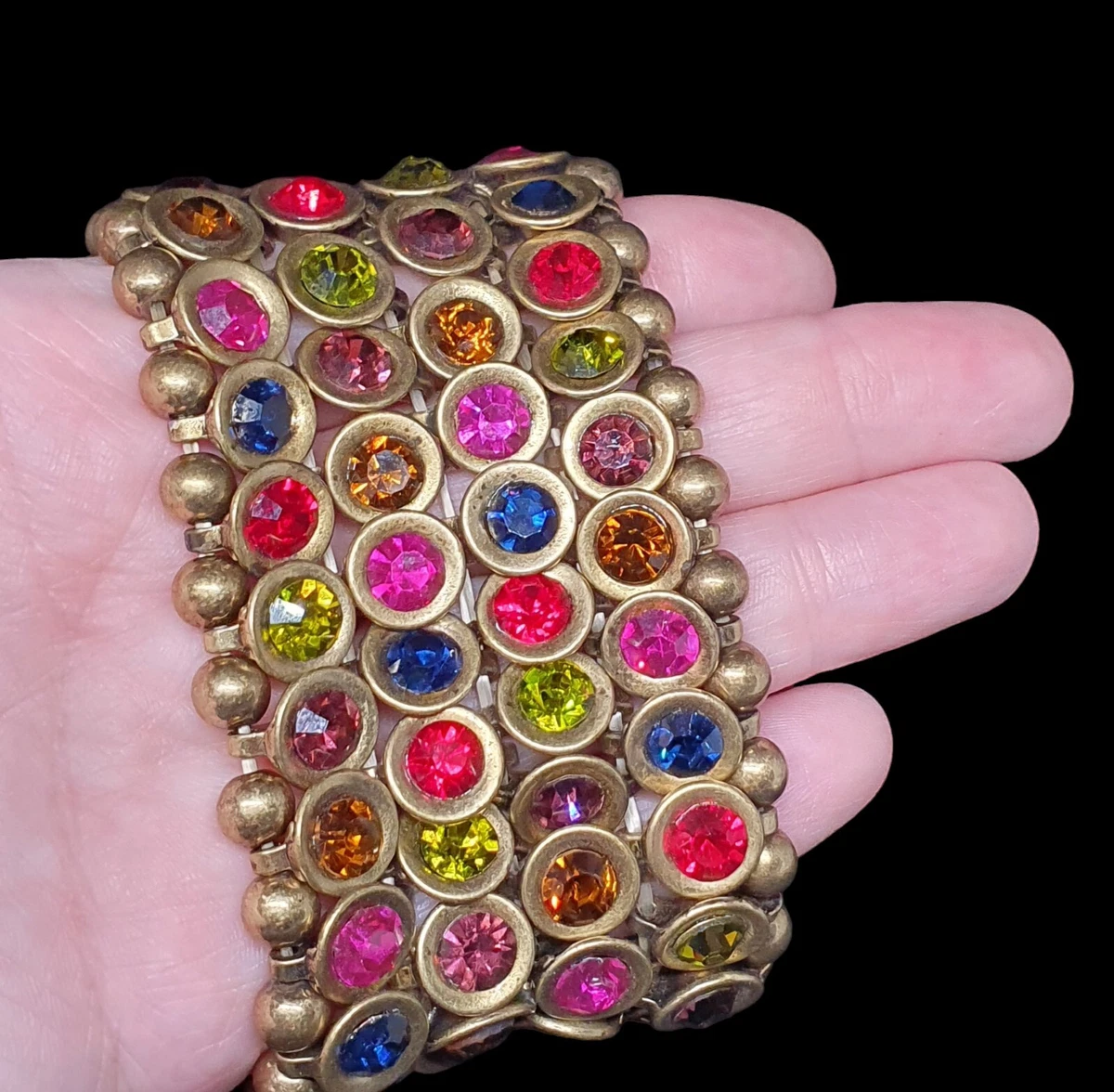Metal 2024 stretch bracelet