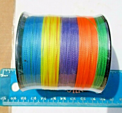 550yds (500m) MULTICOLOR 30 pound SUPERLINE BRAID Braided Fishing Line Saltwater 550yds (500m) MULTICOLOR 30 pound SUPERLINE BRAID Braided Fishing Line Saltwater