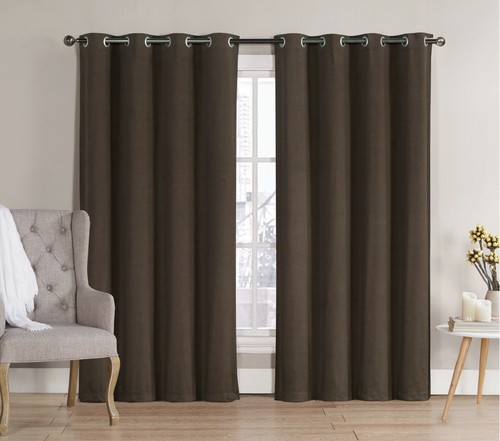 2 Pack: Hotel Thermal Grommet 100% Blackout Curtains - Assorted Colors & Sizes - Picture 20 of 105