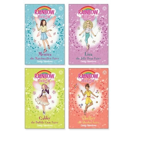 Rainbow Magic: The Candy Land Fairies Pack 4 book set Books 175