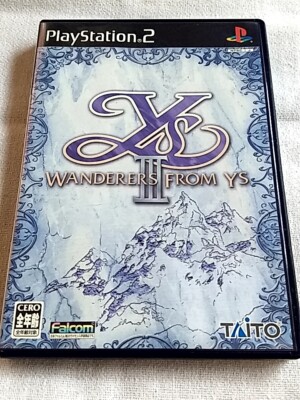 PS2 Ys III 3 Wanderers from Ys Sony from Japan