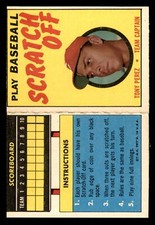 1970 Topps Scratch-Offs Baseball #16 Tony Perez VG *d3