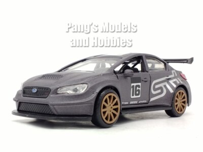 5.25 inch 2016 Subaru WRX STI 1/32 Scale Diecast Metal Model by Jada - GRAY