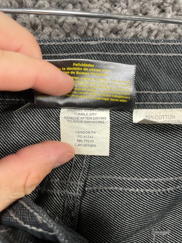 McDonald's Work Wear Pants Men's 38R Black Cotton Casual Mid Rise Straight Leg - Picture 9 of 18