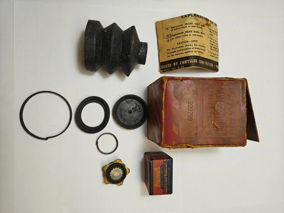 1936 - 1940 道奇卡车制动主缸套件 939799 NOS。 — 第 3/4 张图片