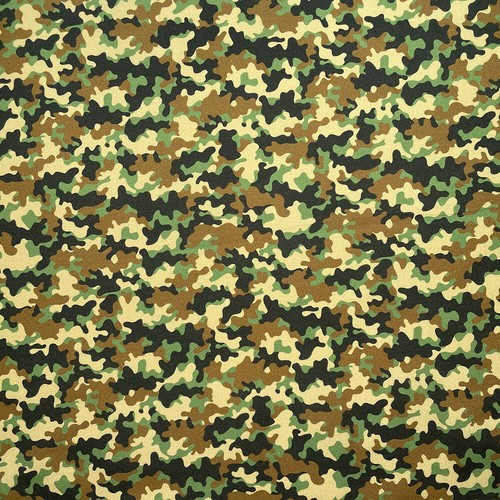 100% Cotton Camouflage Camo Army Print Novelty Kids Children Craft Fabric | FQ - Picture 2 of 21