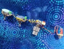 Fender P/J Bass Wiring Harness 4/w Stacked Tone Pot Knobs KellingSound