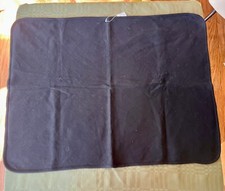 English horse saddle baby pad 1st side black 2nd side pink/black stripes, 2 FREE