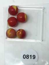 Mega Marbles, 5 - Red Devil Marbles. G-819