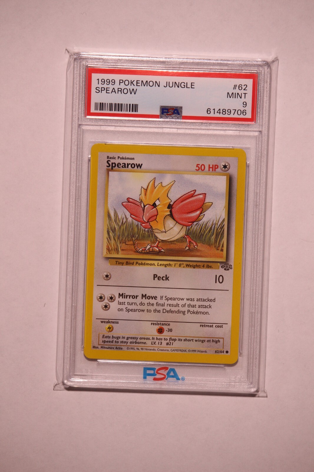 Spearow Jungle 62/64 Pokemon TCG Rare Card