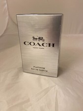 NIB Coach Platinum Eau de Parfum 3.3 oz / 100 ml Spray For Men / 100 AUTHENTIC