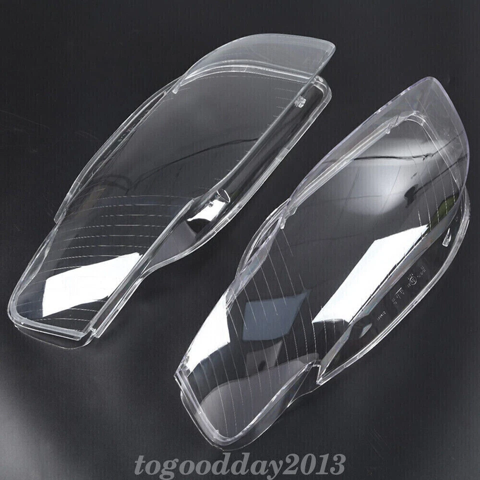 Par de cubiertas de cristal de faros transparentes para Audi A4 B7 S4 8E 2005 2008 Foto 2 de 4