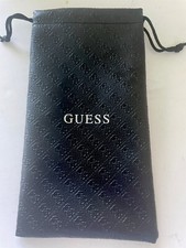 Guess Eyeglass/ Sunglass Case Black Case with Logo Unisex