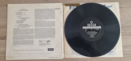 SXL 2224 ED1 Mahler Kindertotenlieder Flagstad Boult NEAR MINT Decca WBG 1st - Picture 3 of 3