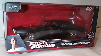 Fast & Furious 1968 Doms Dodge Charger Widebody matt schwarz 1-24 Modell 32614 RB