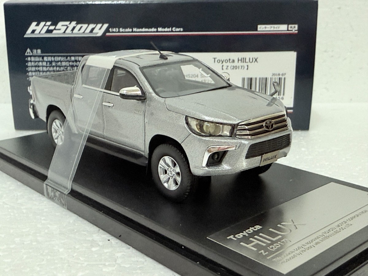 1:43 HI STORY HS204SL TOYOTA HILUX Z 2017 JDM scale model car