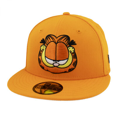 Garfield Grin New Era 59Fifty Fitted Hat Orange