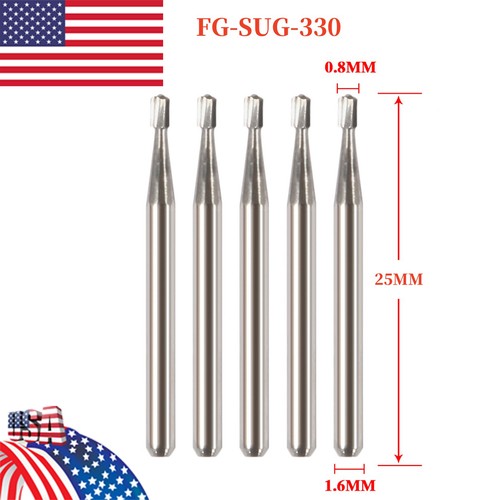 Dental Carbide Burs High Speed FG 19mm / Surgical FGOS FG SL 557 25mm - Picture 236 of 241