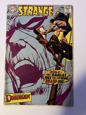 Strange Adventures 208, solid readers copy, 1968, Sean Bunker Collection
