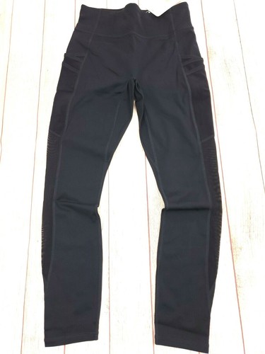Neu mit Etikett Fabletics Trinity mittelhohe Leggings 3 Taschen schwarz 7/8 Größe S
