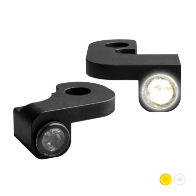 HeinzBikes NANO BLINKER passend für Touring 1990-2008 : schwarz mit Positionslic