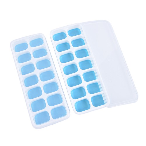 Silicone Ice Cube Tray Ices Jelly Maker Mold Trays with Lid for Whisky Cockt-jl - Imagen 9 de 12