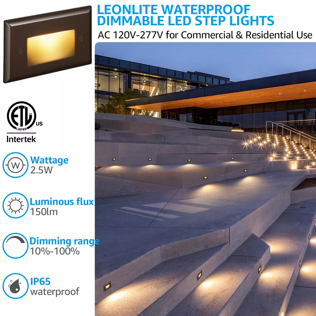 Dimmable step lights deals