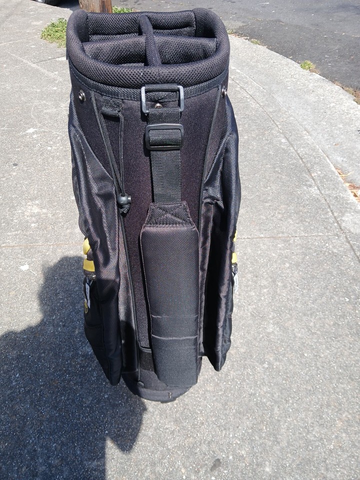 Cobra Golf Bag Ultralight Black & Yellow 9+ Pockets Mint Condition! eBay