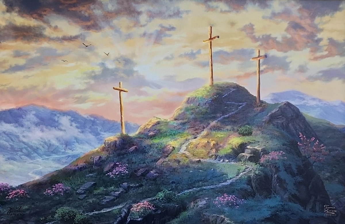 Thomas Kinkade Religious Art Paintings for sale | eBay