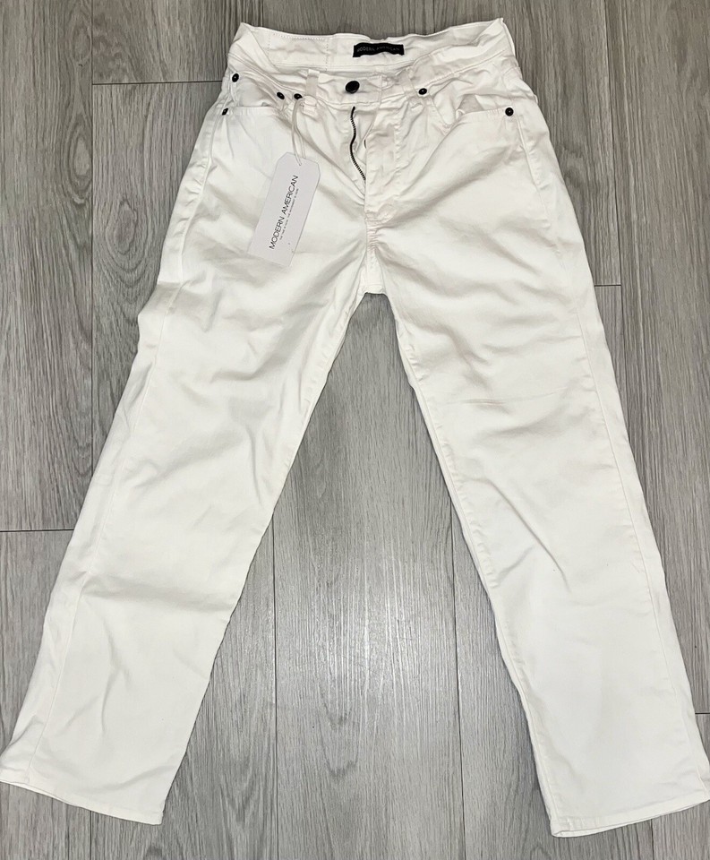New With Tags! Modern American Highland White Boyfriend Jeans Retails