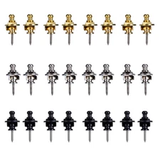 4-12 PCS  Round Head Strap Locks Buttons for Guitar Bass Style Parts