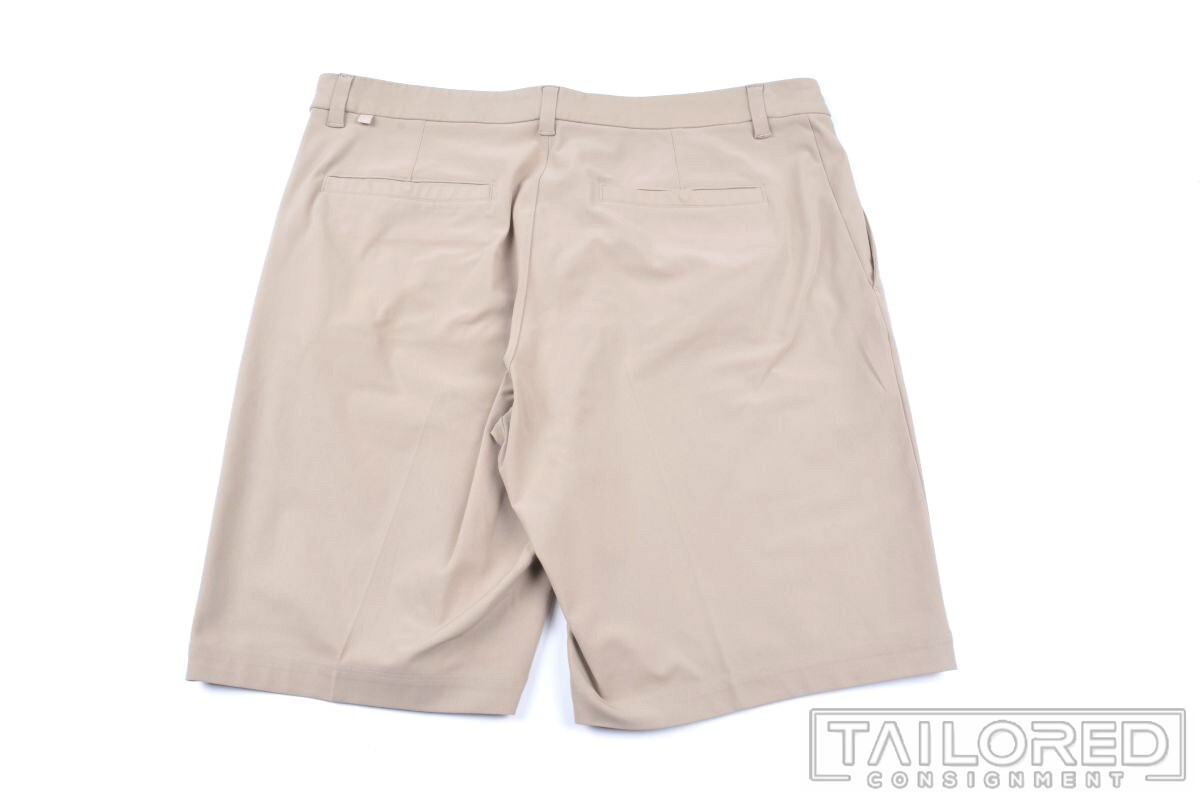 LULULEMON Classic Beige Khaki Tan Mens Luxury Shorts … Gem