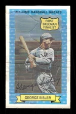 1970 Rold Gold All time Baseball Greats 5 George Sisler fair (cracked surface) B