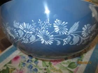 PYREX Blue #444 Colonial Mist Cinderella Mixing Bowl 4 QT 💙