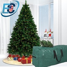 6.5ft Prelit Artificial Christmas Tree with 250 Warm Lights Home Holiday Decor