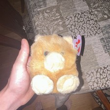 Swibco Puffkins Cinnamon Mini Plush Beanbag Stuffed Animal 1998 MPN 6636 