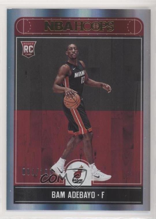 2017-18 Panini NBA Hoops Premium Box Set 81/199 Bam Adebayo #264 2h4