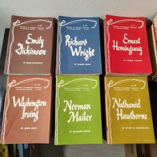 Lot of 81 Vintage Univ of Minnesota Pamphlets on American Writers (1959-1971 PB)