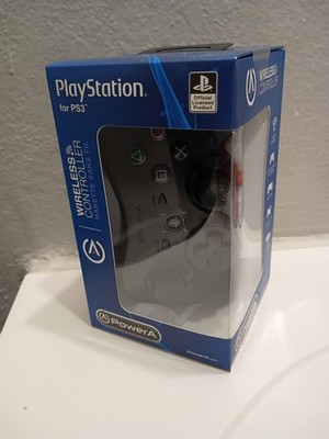 PowerA Wireless Controller for PlayStation 3 PS3 Black w/ USB RF Receiver