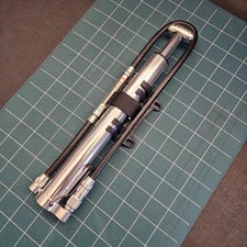 Lezyne Micro Floor Drive HV- High Volume Frame Pump With Gauge Silver